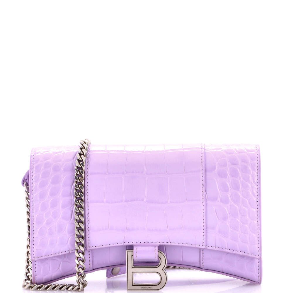 Balenciaga Hourglass Chain Wallet #258474B12B